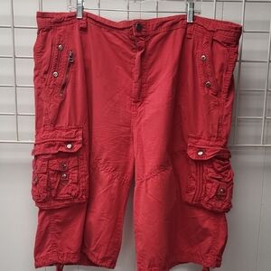 Black Label Vibrant Red Shorts, Grunge/Skater, Size 40